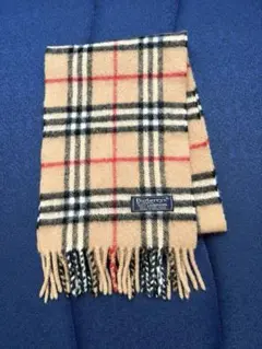 Burberrys ノバチェック ラムウール 10マフラー 英国製 ベージュ