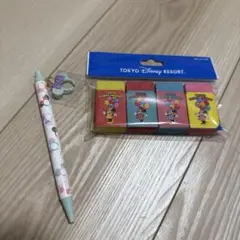 東京ディズニーリゾート ボールペンと消しゴムセット