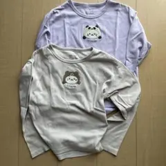 anyfam しろたん　長袖Ｔシャツ 130