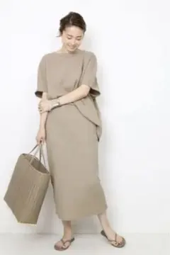 【Americana/アメリカーナ】サーマル　thermal スカート　ロング