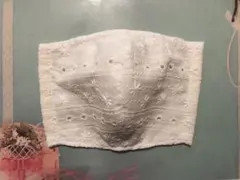 手作り　立体型インナーマスク大人用（小さめ）レース・接触冷感