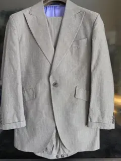 KENZO HOMMEセットアップスーツグレーコットン100%フランス製ケンゾー