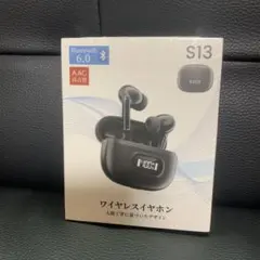 【新品未開封】S13 ワイヤレスイヤホン ブラック
