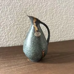 FAT LAVA ファットラバ ヴィンテージ花器 ドイツ金彩陶器 花瓶 16cmのサムネイル