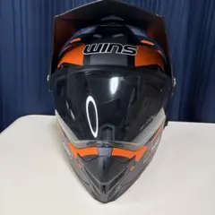 X-Road フルフェイスヘルメット オレンジ・グレー　winsのサムネイル
