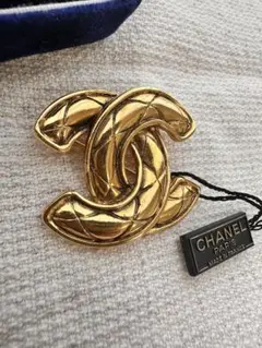 CHANEL マトラッセ　ブローチ シャネル CHANEL ブローチ コサージュ ゴールド ピンブローチ
