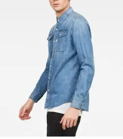 【G-STAR RAW】ジースターロゥ　デニムシャツ XSサイズ　スリムフィット