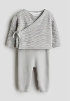 h&m カーディガン&パンツ ニット2アイテムセットのサムネイル