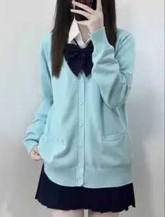 カーディガン/水色、青/制服/ディズニー