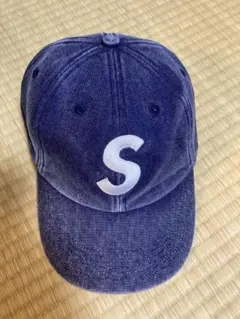 24FW Supreme Pigment S Logo 6-Panel Navy