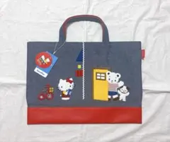 新品未使用】ファミリア ハローキティ キティ デニムバッグ familiar