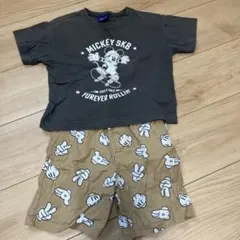 ミッキー　Tシャツ　ショーツ　セットアップ