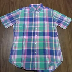 90s Ralph Lauren カスタムフィット 半袖シャツ