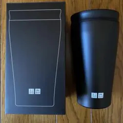 ユニクロ　タンブラー　黒　UNIQLO ブラック ステンレスタンブラー