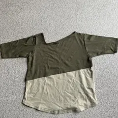 AZUL by moussy オフショルダー トップス オリーブグリーンSサイズ