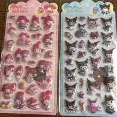 マイメロディ・クロミ ポップシール 2シートセット