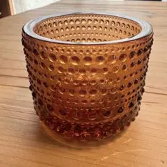 【廃盤品】イッタラ❤︎フローラのベース❤︎シックなコッパー（ブラウン）カラー❤︎ 廃盤品】イッタラ❤︎フローラのベース❤︎シックなコッパー（ブラウン