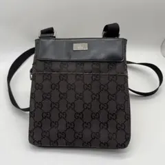 美品】グッチ ショルダーバッグ サコッシュ GGキャンバス 019・0349