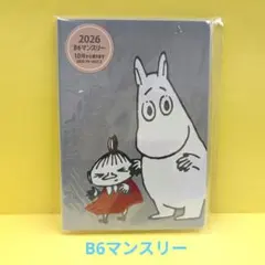 2026年 B6キャラクター手帳 ムーミン＆リトルミィ そーっと　カミオジャパン