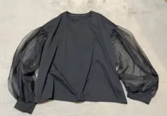 FRIFUL シースルー長袖トップス XL 黒