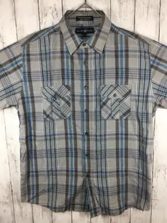 POLO CLUB 半袖シャツ USA古着＊ブラック　XLサイズ 　M-8-5のサムネイル
