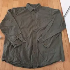 【2XL】カーハート　ワークシャツ　カーキ　メンズ