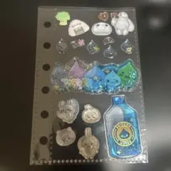 おすそ分け　シール　ボンボンドロップシール　しずくちゃん　ちいかわ　ベイマックス