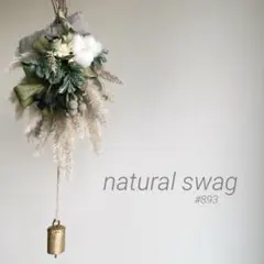 ユーカリ　コットンフラワー　コニファー　ブルニア　クリスマス　ベル　#893