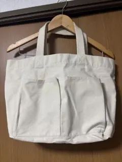 無印良品　キャンバス トートバッグ アイボリー