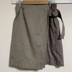 Heather チェック柄ミニスカート Mサイズ
