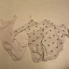 H&M オーガニックコットン ベビー肌着 2枚セット