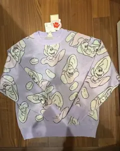 ヤングオイスター　ニット　総柄