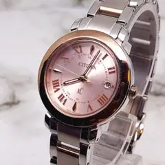 シチズン xC クロスシー エコドライブ 電波時計 チタン ピンク