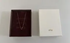 ete ホースシュー ネックレス ピンクゴールドのサムネイル