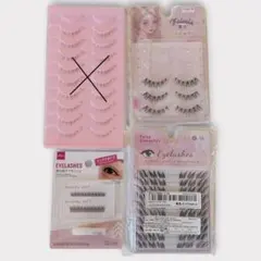 つけまつげ 4種セット まとめ売り shein DAISOのサムネイル