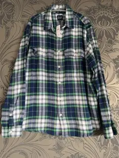 【4/23まで出品、最終価格】新品GAP チェック柄ネルシャツ Sサイズ