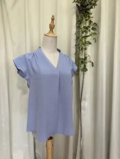 GRL ノースリーブ　Fサイズ　ブルー系