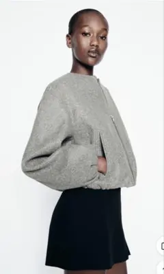 ボンバー ブルゾン