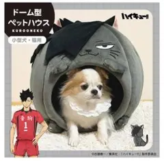 ハイキューKuroonekoペットハウスペットベッド【新品同様】のサムネイル