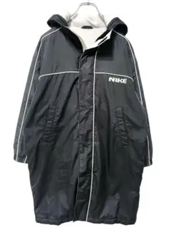OLD NIKE ナイキ ベンチコート ロング丈 刺繍ロゴ キッズ