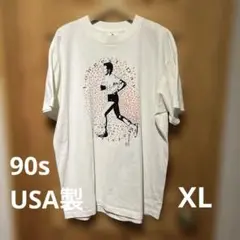 90s Tシャツ アメリカ製 シングルステッチ USA製 ホワイト白
