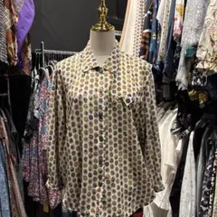 グリモワール　レトロ　shirt　総柄のサムネイル