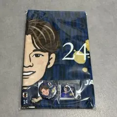 前田大然 サッカー日本代表 タオル セット 応援 モバガチャ ワールド 