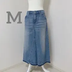 レプシィム　LEPSIM デニムロングスカート M 切り替えデザイン