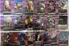 ガンダムカードゲーム　steel Requiem U以下４コン　紫