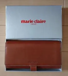 marie claire ブラウン長財布 箱付き 本革のサムネイル