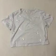 リボン　半袖Tシャツのサムネイル