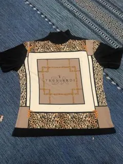 TRUSSARDI レオパード柄ハイネックTシャツのサムネイル