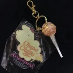 サンリオ　ぽむぽむぷりん　チュッパチャプス　キーホルダー