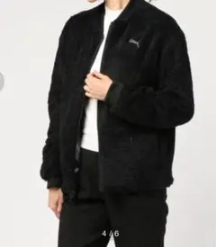 美品★PUMA プーマリバーシブル ボア ジャケット 853470 サイズXL